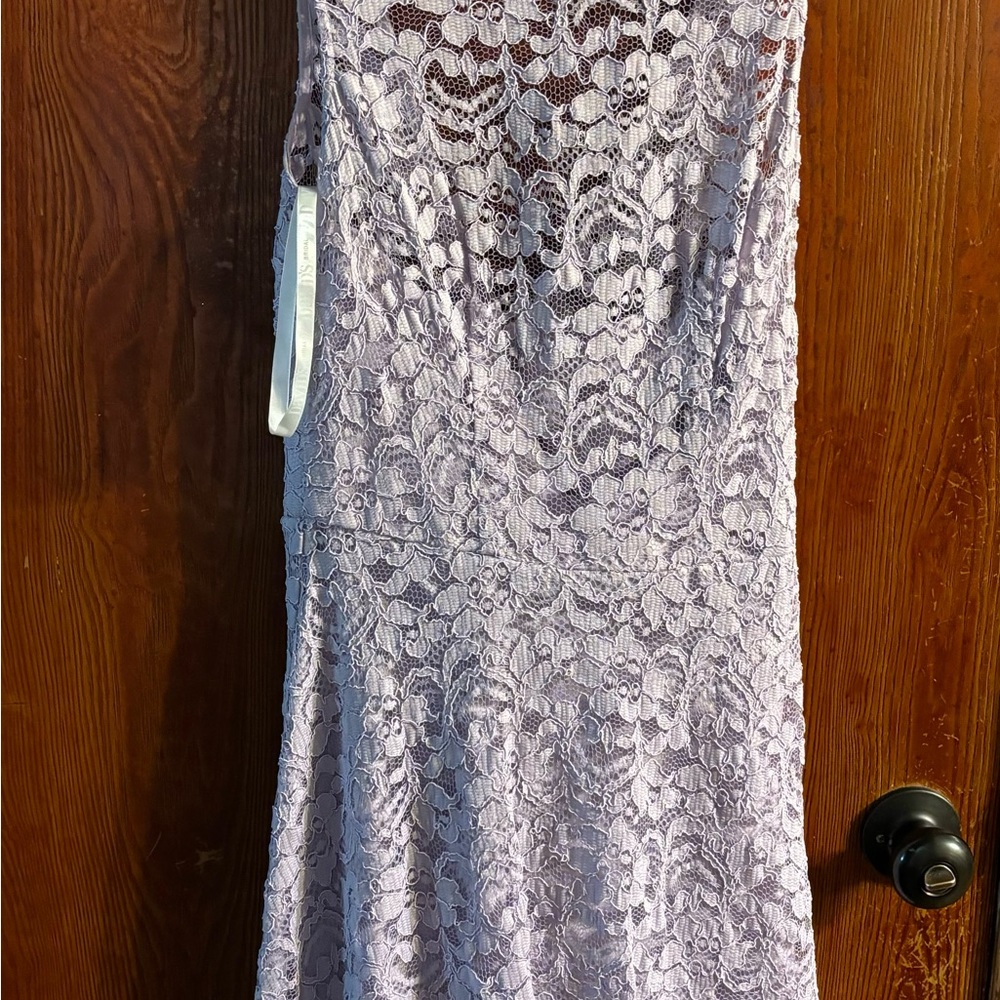 Beautiful David’s Bridal  lace purple dress